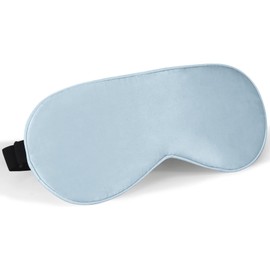 LaCourse Natural Pure Mulberry Silk Kids Eye Mask with One Travel Pouch. Soft & Comfortable Eye Mask for Sleeping, Complete Blackout Kids Sleep Mask with Adjustable Strap for Boys and Girls