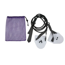 Milltrip Swimming Arm Trainer, Swimming Arm Strength Resistance Exercise Bands White Elastic Tension Rope for Swimming Training