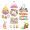 Pascua Letreros Decorativos Para Colgar En Las Puertas