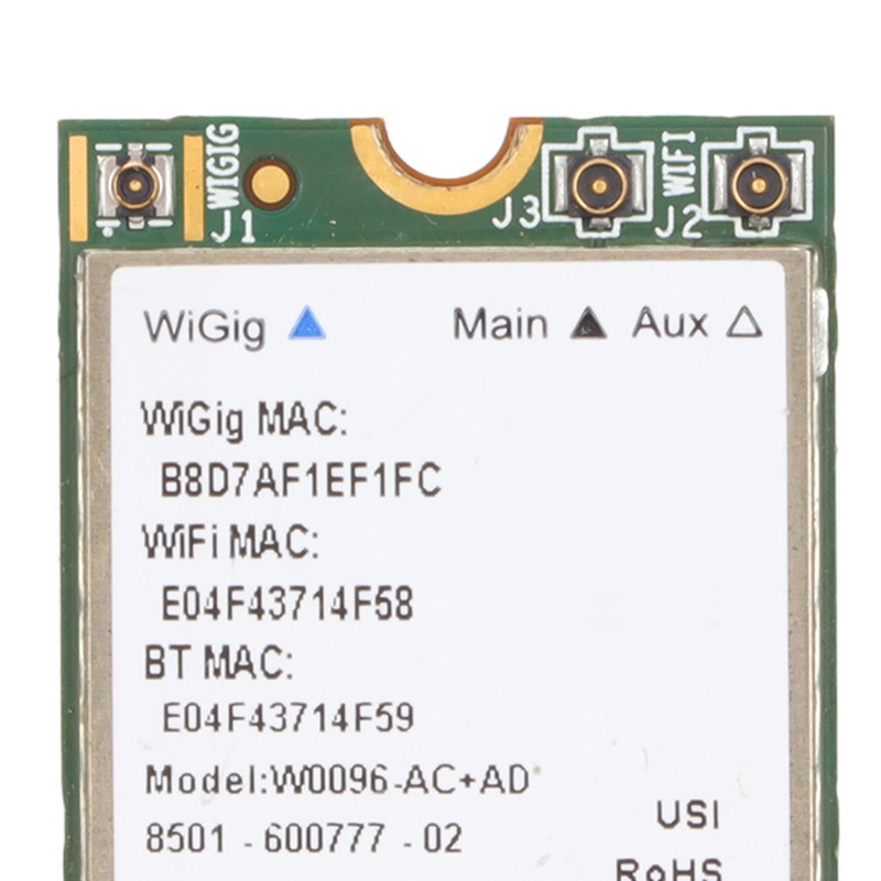 Wireless Net Card 867Mbps M.2 NGFF Wide Coverage 2.4Ghz 5Ghz