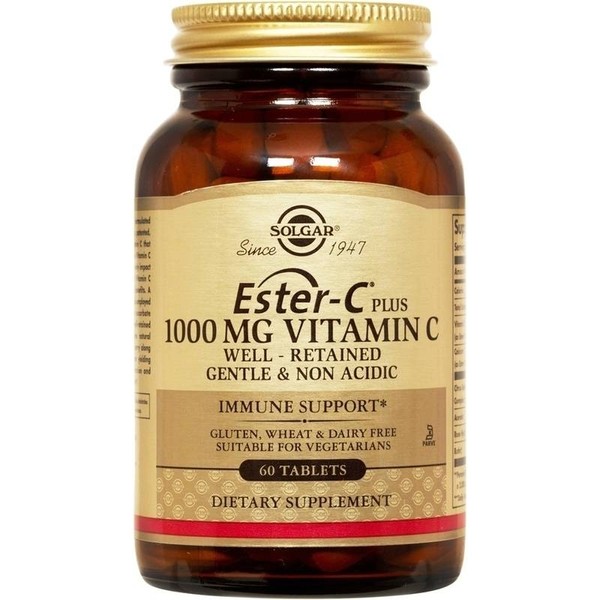 SOLGAR ESTER-C 1000MG VITAMIN C, HIGHLY ABSORBABLE. FOR THE SUPPORT