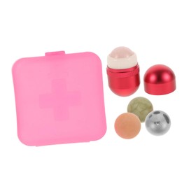 Healvian 1set Volcanic Stone Face Roller Eye Care for Oil Absorption Pore Cleansing and Refreshing Skin under Eye Roller for Dark Circles and Puffiness Reduction