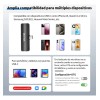 Micrófono inalámbrico de solapa BY-v4u para Android Negro Boya