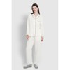 JAJU [JAJU/자주] 여 이중지 파자마 세트_아이보리 [JAJU] Women's Double Fabric