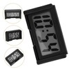 Gatuida 4pcs Car Digital Clock Clocks LED Wall Clock Mini