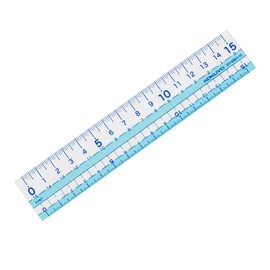 Kokuyo Straight Ruler, 5.9 inches (15 cm), Recycled PET Resin, GY-GBA110B, Blue with Original Logo Package E
