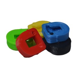 3D-GEM D 3-Pack Non Mar Nailer Nose Cushion/Bumper Replacement for Porter Cable FN250B P/N 904725 (Random)