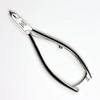 Solingen AXiON Stainless Steel Cuticle Nipper, Premium Smoke Finish, #slg007618fba