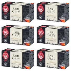 Tea Pot - Earl Grey - Natural Black Tea with Bergamot - 6 x 20 cm (Dekond Gift)