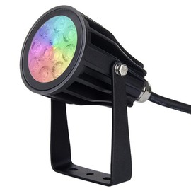LGIDTECH FUTC04Z 6W AC RGB CCT LED Garden Light Zigbee 3.0, Colour Changing, 2700-6500K Temperature Adjustable, Compatible with Alexa Google Home Voice Control via our Gateway (Excluded)
