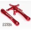 Folding Bike Square Bicycle Crank Crankset BCD130 Single 45/47/53/56/58T Chainwheel