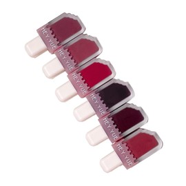 Daiilg 6PCS Lip Gloss Velvet Satin Lipstick Lip Ice Cream Lip Glaze Waterproof Long Lasting Beauty Woman Lips