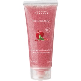 Perlier Pomegranate Jelly Face Scrub - Renews and Regenerates - Formula with 97% Natural Ingredients - 100 ml