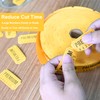 L LIKED Premium Raffle Tickets, Yellow, 1 Roll of 2000,