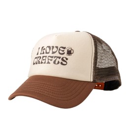 PACIFIC BRIM Women's Adjustable Cap Mesh Side Panels Trucker Hat - I Love Crafts