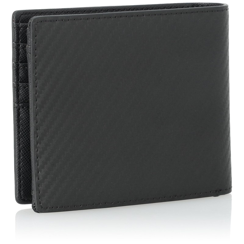 Beverly Hills Polo Club Bi-fold Wallet (Carbon Pattern), Black, Black