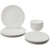 Lenox White Chelse Muse Fleur 12-Piece Set, 16.95 LB