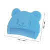 Minkissy 4pcs Shampoo Cradle Cap Brush and Comb Soft Material