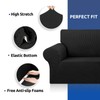 KEKUOU Stretch Sofa Cover Slipcover ，Couch Covers for 3 Cushion