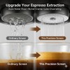 Precision Shower Screen 54mm, 200μm Espresso Screen for Even Extraction,compatible