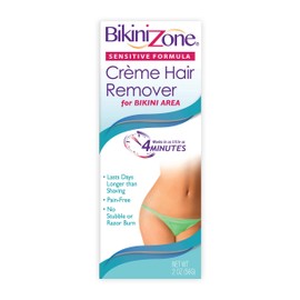 Bikini Zone Crème Hair Remover for Intimate Areas, 2 Oz, 1 Pack
