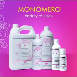 NAIL FACTORY - MONÓMERO, Líquido Acrílico Para Uñas Esculpidas, Bajo Aroma, 32 fl Oz. / 1 Lt.