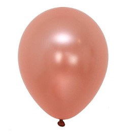 50 pcs 12" Metallic Latex Balloons for Wedding Birthday Christmas Party Decoration (Rose Gold)