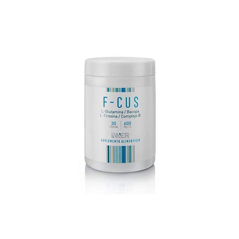 Inner Cus Glutamina Bacopa Tirosina Complejo Memoria Reduce Estrés Energía
