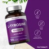 L-Tyrosine 1000mg Supplement | 120 Capsules | High Strength Free