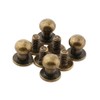 OHAOLYLE 100 Sets Bronze Round Head Button Stud Phillips Screws