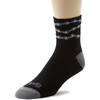 SockGuy Chains 3IN - Calcetines de ciclismo, Negro, 5-9