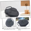 LABRIMP 1pc Headphone Storage Case with Mesh Pocket for Shockproof