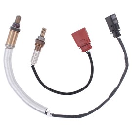 Lambda Sensor Lambda Sensor Control Probe Before Cat and Diagnostic Probe After Catalytic Converter Sensor O2 Oxygen Sensor Oxygen Probe for Ibiza 6L Fabia 6Y Fabia 2 Fox Polo 9N 1.2