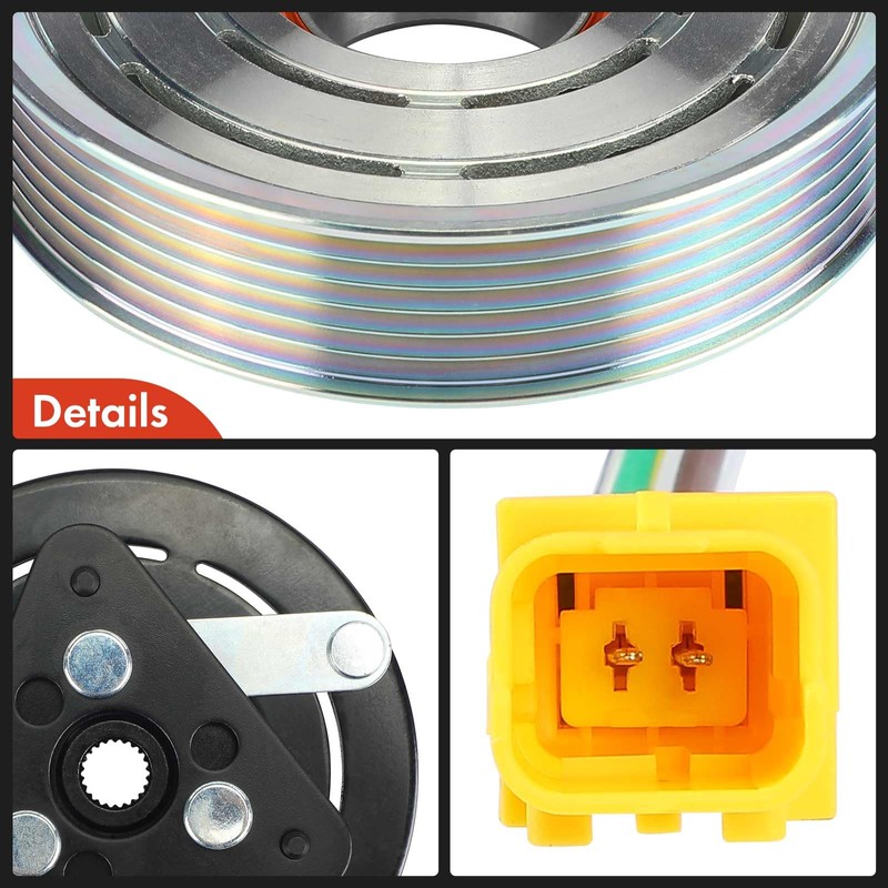 A-Premium Air Conditioner AC Compressor Clutch Kit Compatible with Mini