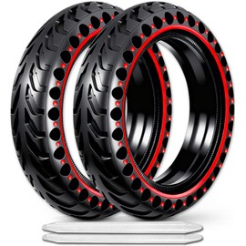 BABEJIA 2-Pack 50/75-6.1 Scooter Tire Tubeless, Upgrade Your Scooter with 8.5x2.0 Airless TIres, Puncture-proof, 8 1/2 x2 Replacement Tyre Compatible with Gotrax GXL V2/XR/APEX, Hiboy S2, etc