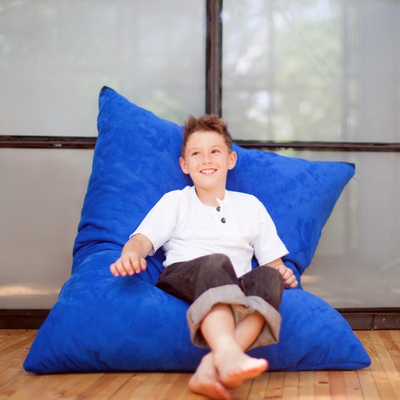 Jaxx 3.5 ft Pillow Saxx Kids Bean Bag, Blueberry