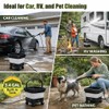 Portable Cordless Washer with 3.4Gal Tank, Foldable Design for Car