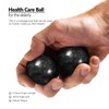 EXCEART 2 x Jade Ball Marble Hand Balls Chinese Health