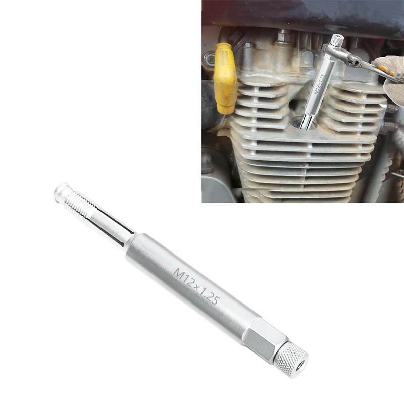 DPTOOL 12mm Back Tap Spark Plug Thread Repair Tool M12x1.25