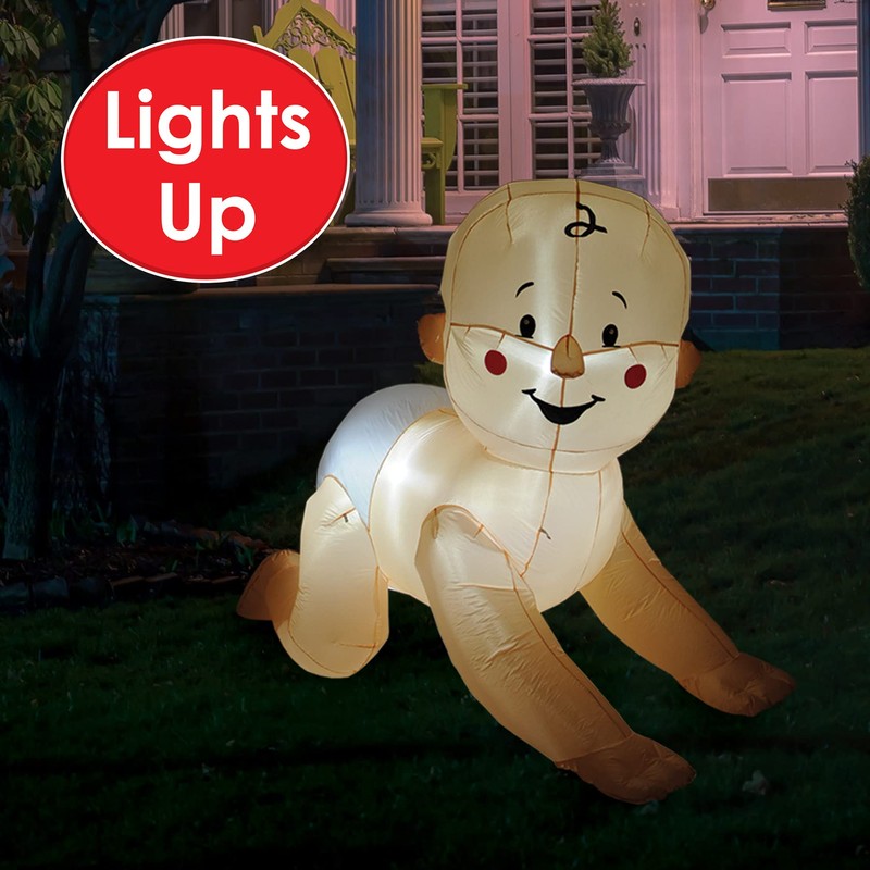 Beistle Jumbo Baby Inflatable Multicolor