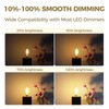 Hizashi E12 Candelabra Light Bulbs 40 Watt Equivalent, E12 LED