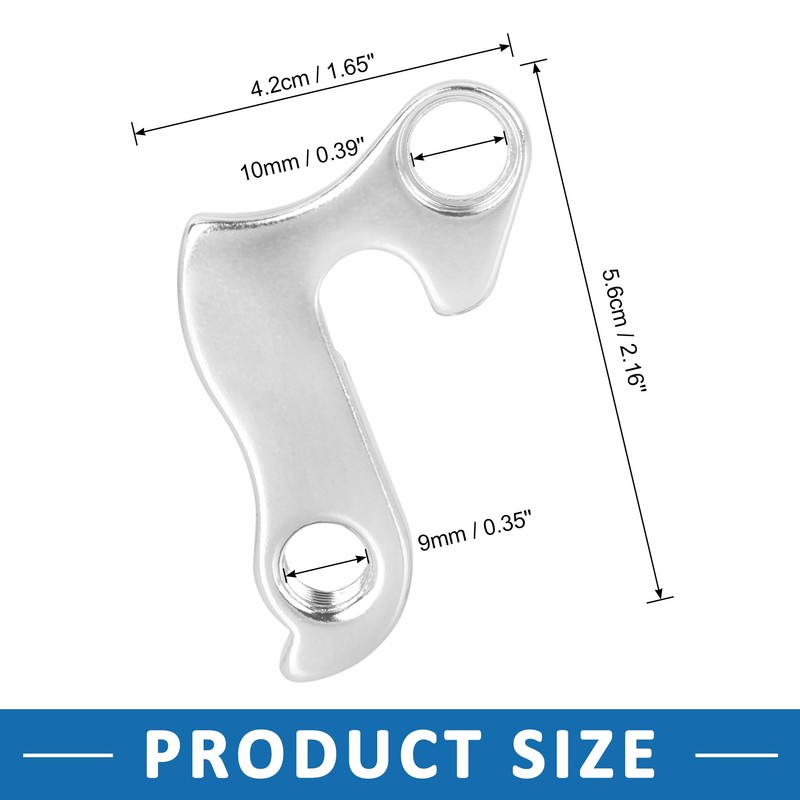 A ABSOPRO Bike Tail Hook Rear Derailleur Hanger Gear Set