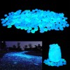 LAUQEE Glow in The Dark Garden Pebbles Stones Rocks for
