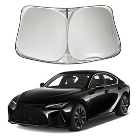 SZYUCHEN Car Windshield Sun Shade Sunshade Compatible with Lexus IS250 is 350 F Sport IS350 IS300 IS460 is 250 300 Sedan 2014-2020 2021 2022 2023 2024 Accessories, Car Front Window Sun Shield Visor