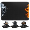 Fire Pit Mat for Decking, 65"×48" Reusable Fireproof Mat 165×120