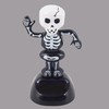 Freak Scene Solar Bobble Figure - Skeleton 2 - Black