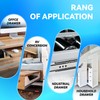 1 Pair Heavy Duty Drawer Slides Full Extension Side Mount