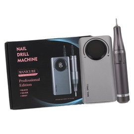 PACKOVE Rechargeable Electric Nail Drill Pen Portable Nail File for Professional and Personal Use Quiet Operation Compact Design and Home Manicure