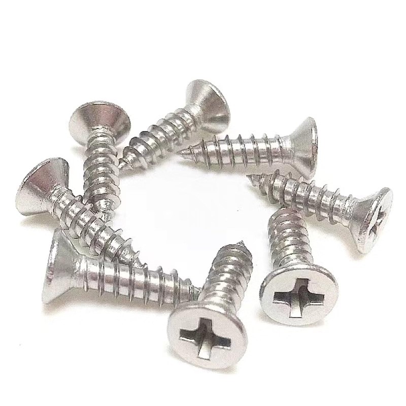 M4 x 80mm Flat Head Wood Self Tapping,Sheet Metal Screws,Phillips