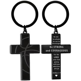 Waeceip Basketball Baseball Football Cross Keychain For Men Basketball Baseball Football Gifts Graduation Birthday Gift (basketball)